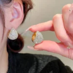 trendy diamond earring nigarnaksh