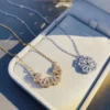 nigarnaksh magnetic necklace four leave